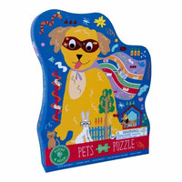 Floss & Rock 12 pc Cars Shaped Jigsaw Puzzle
