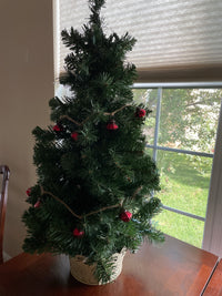 Red Ornament String Garland
