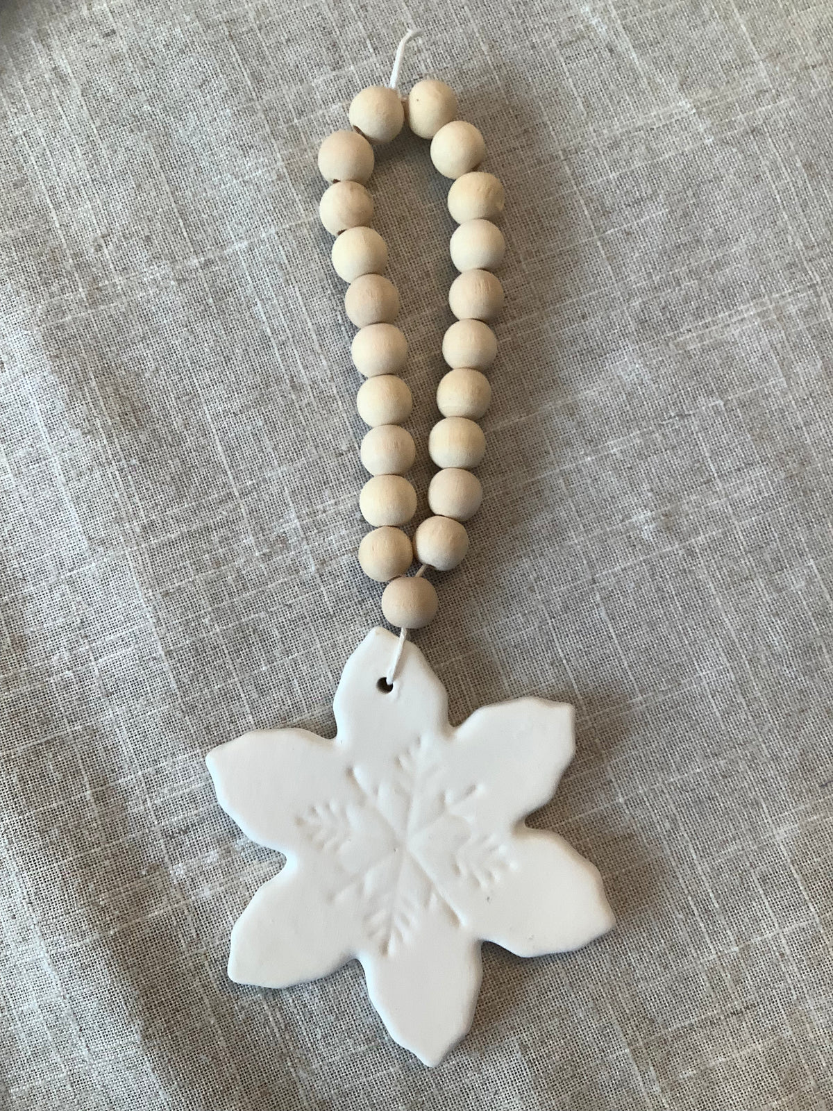 Beaded Snowflake Ornament