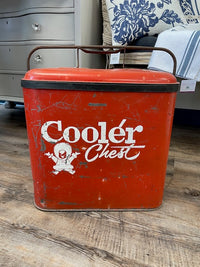 MidCentury Metal Cooler Chest