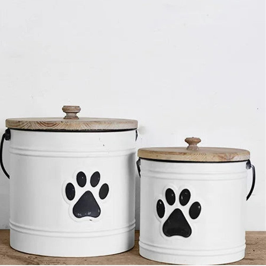 Paw Print Can Tin-2 sizes