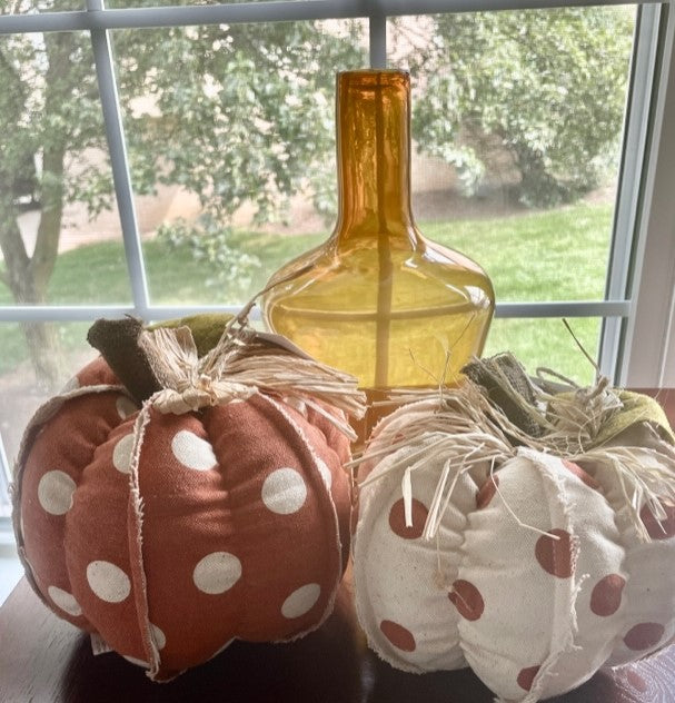 Polka Dot Pumpkin - 7"