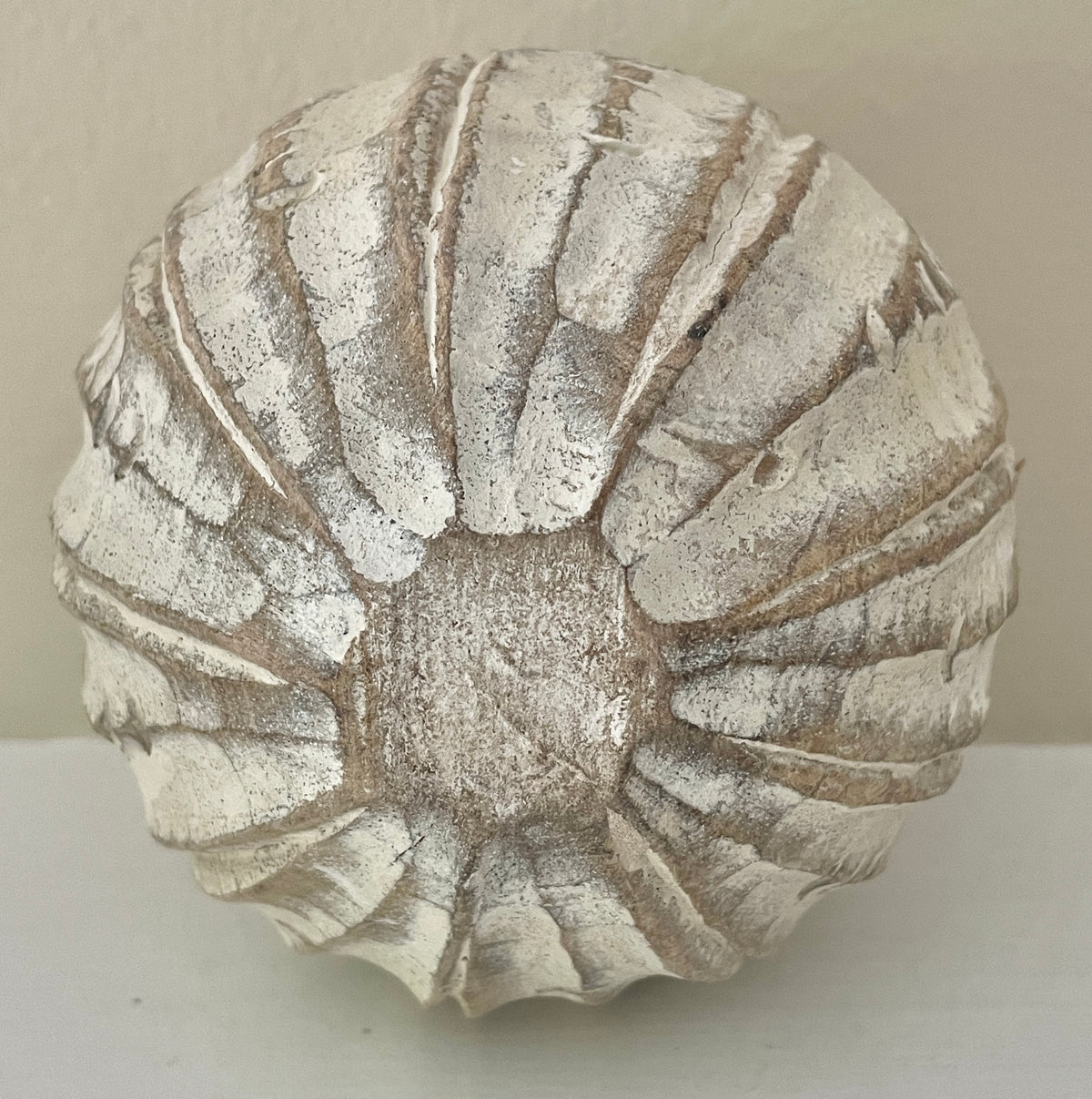 Carved Wood Ball-large