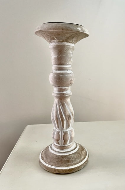 Carved Candle Holders
