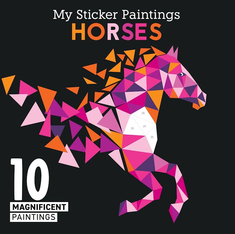 My Sticker Paintings: Horses - Children's Activity Book