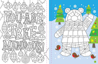 Mindful Sticker By Number: Christmas