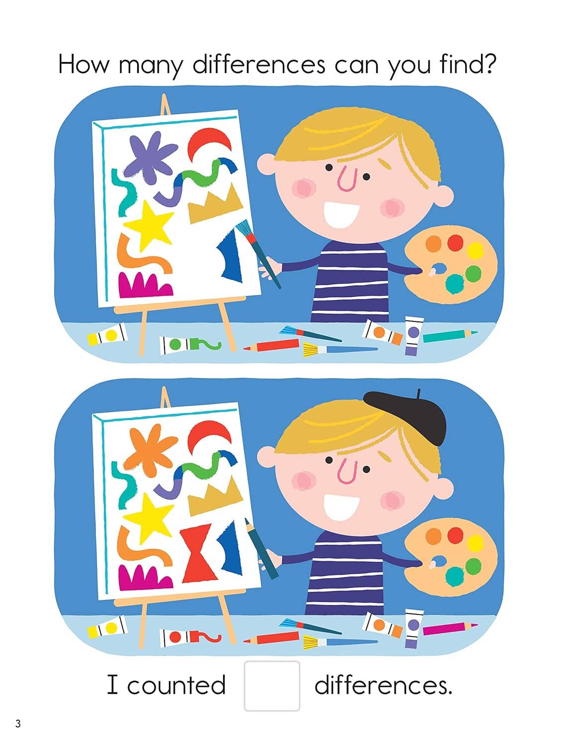 First Fun: Spot the Difference - Beginner Puzzles for Kids