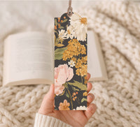 Wood Bookmark Blush Floral