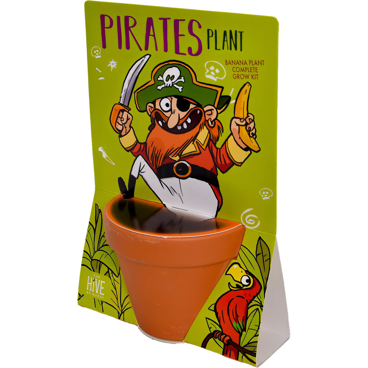 Whimsical Pirate Plant Grow Kit – Indoor Garden Gift