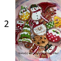 Personalized Holiday Print in a notecard