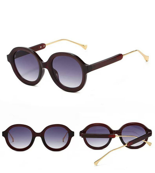 RETRO  ACETATE FRAME UV400 SUNGLASSES | 40SG824-12 Pack