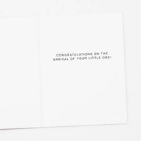 Stuffed Baby Animals New Baby Greeting Card