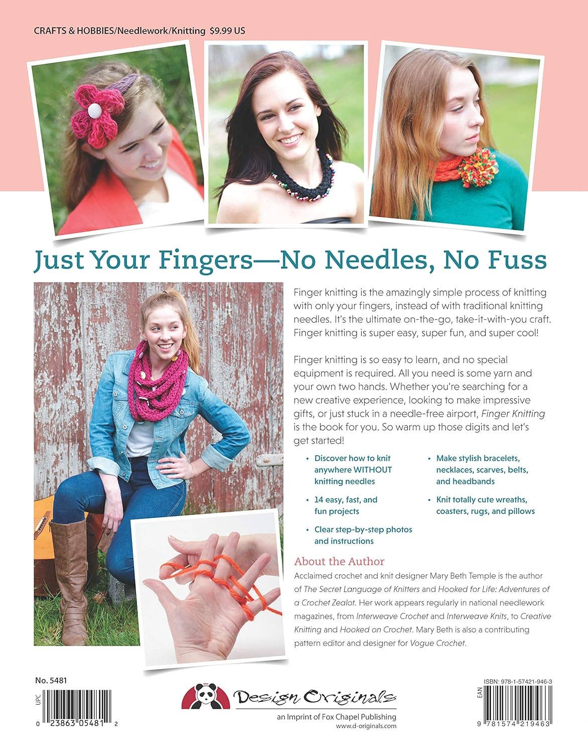 Finger Knitting - Fast, Easy & Fun Scarves and Accessories