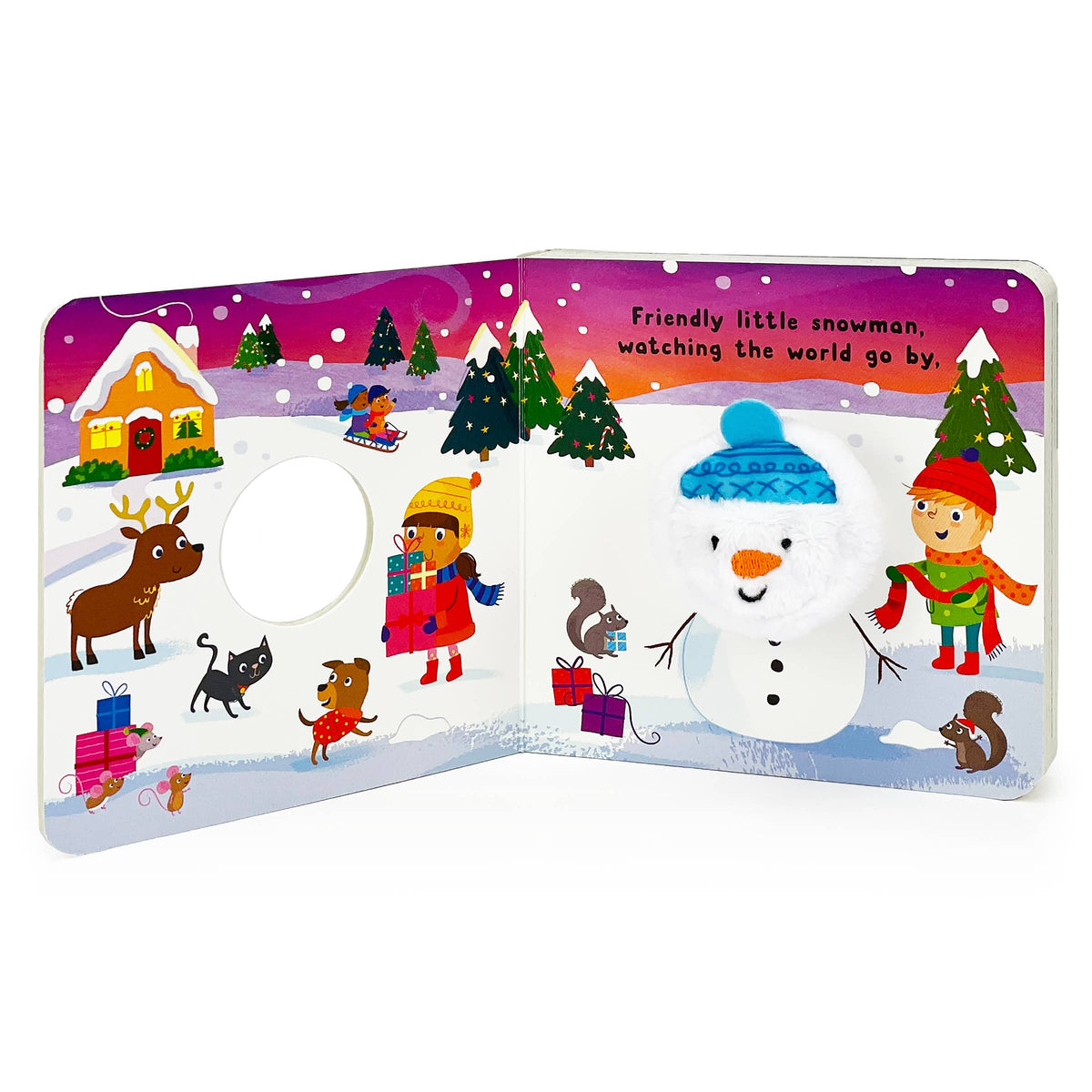 Friendly Little Snowman Finger Puppet Board Book