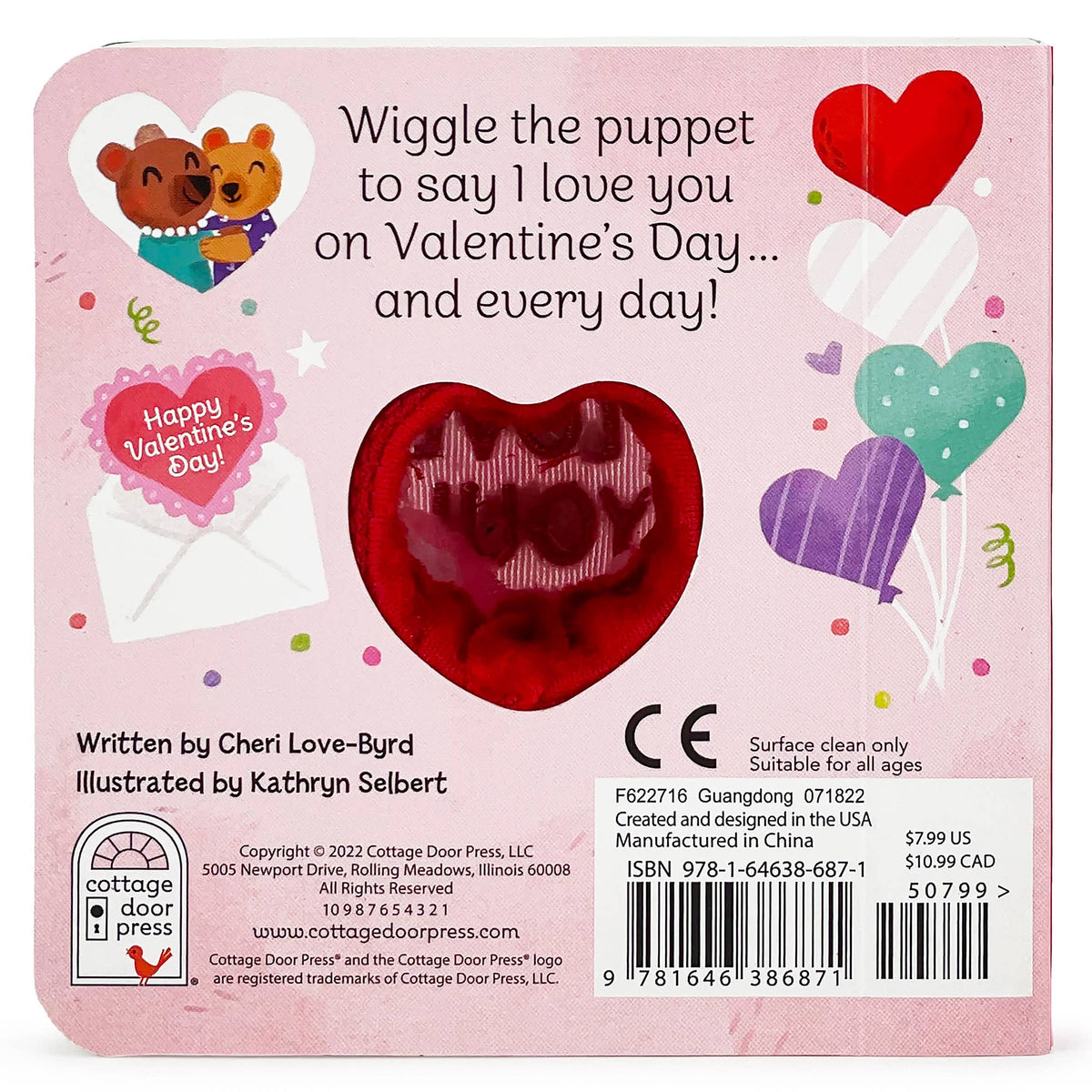 My Little Valentine Finger Puppet Board Book