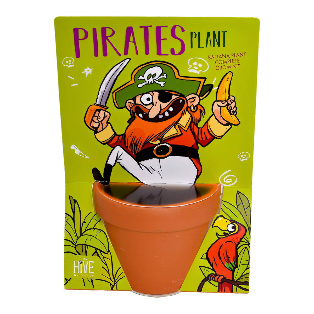 Whimsical Pirate Plant Grow Kit – Indoor Garden Gift