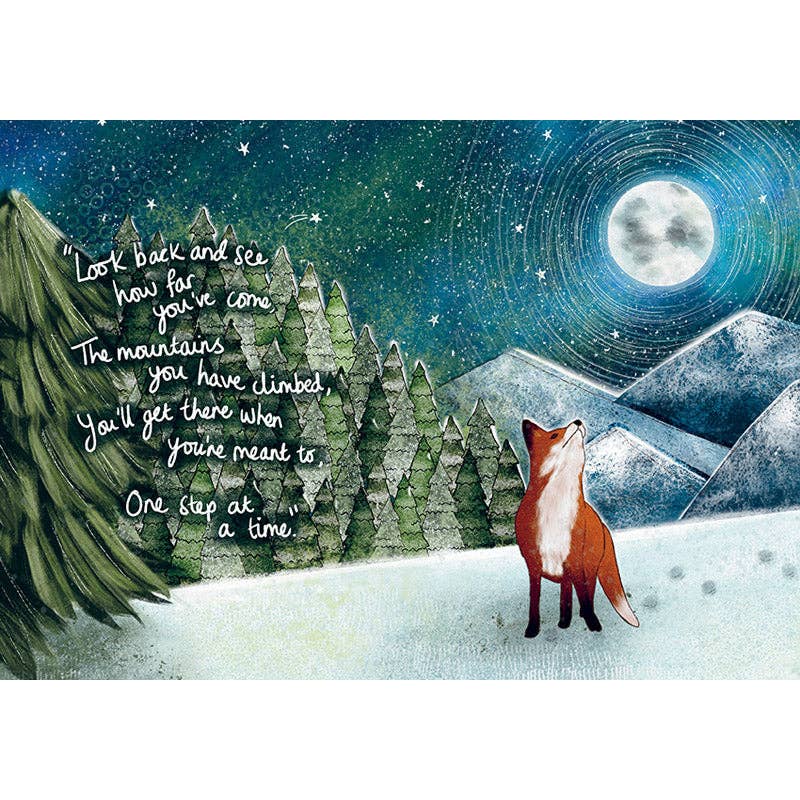 Fox Under the Moon