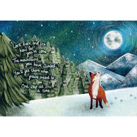 Fox Under the Moon