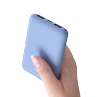 Ultra-Slim & Portable 6600 mAh Power Bank—Retail Packaging: Lilac