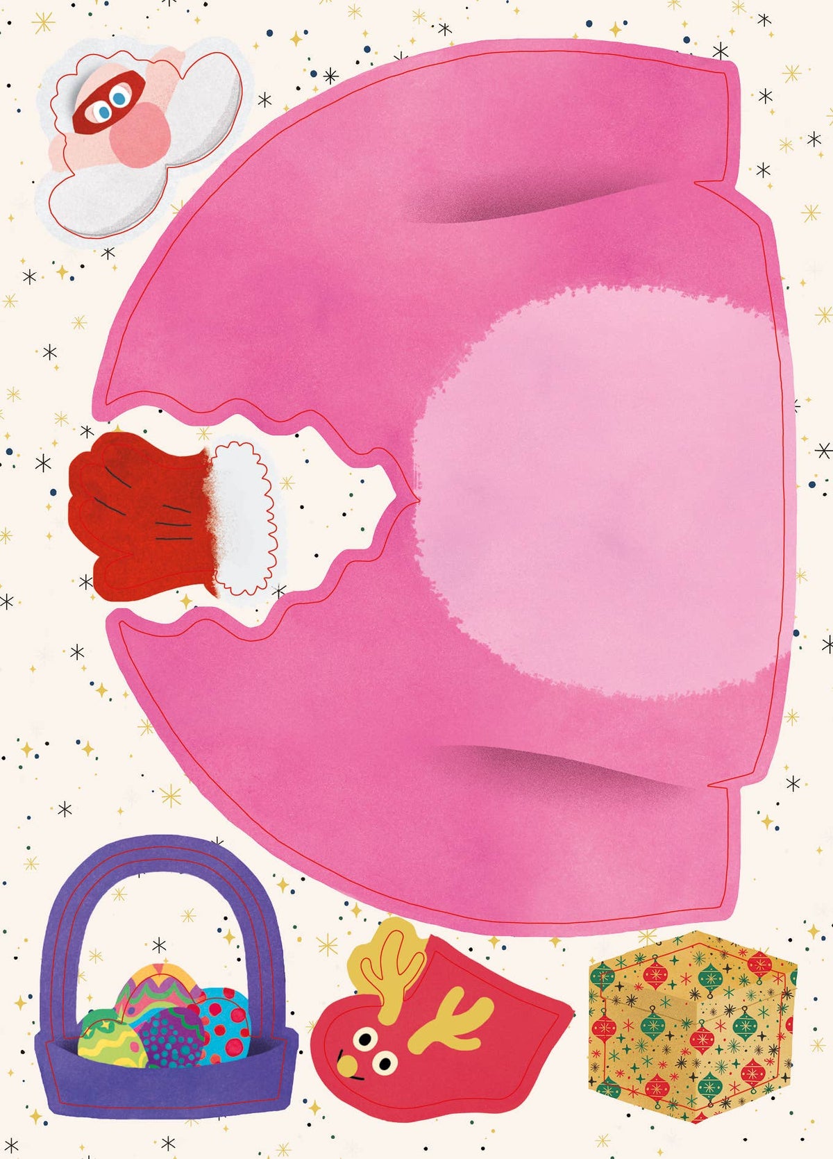Yikes! Santa Claus is in His Underpants!