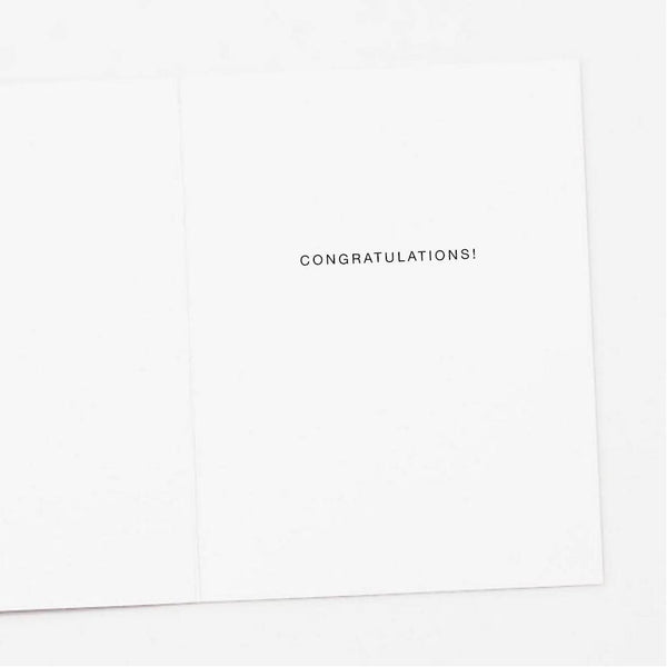 Champagne Toast To You Congratulations Card