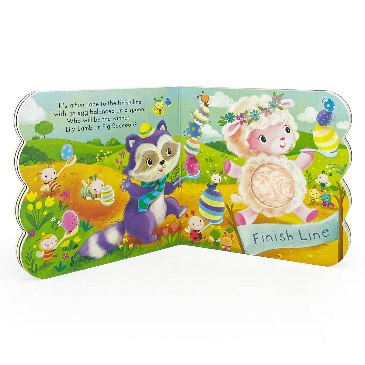 Happy Easter On Cuddlebug Lane Touch & Feel Board Book