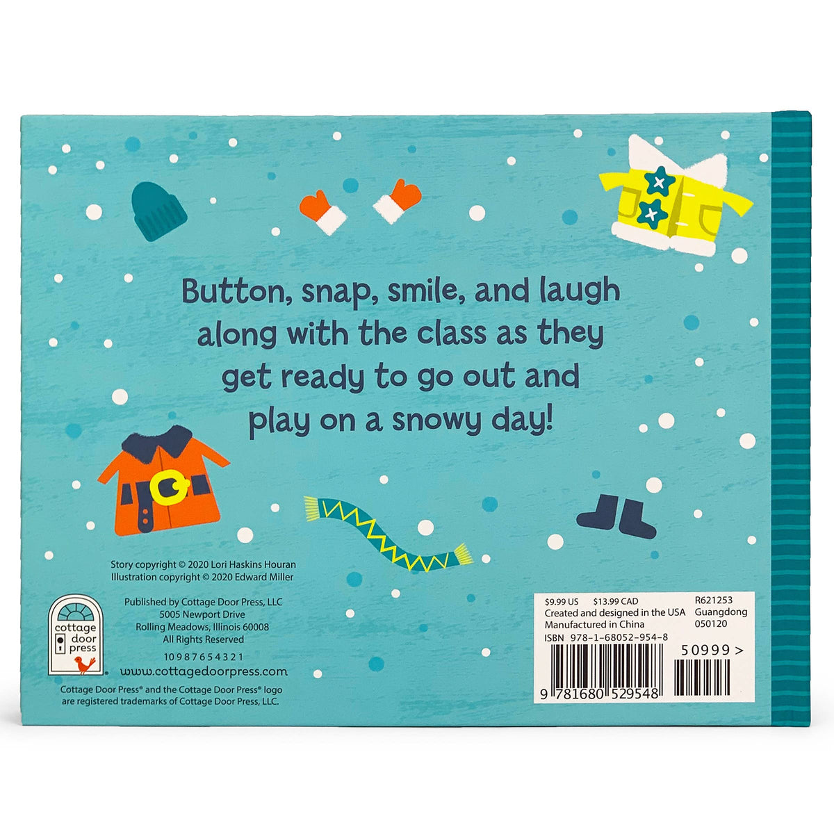 Button Your Buttons Winter Snow Board Book