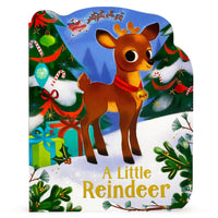 A Little Reindeer Shaped Christmas Board Book