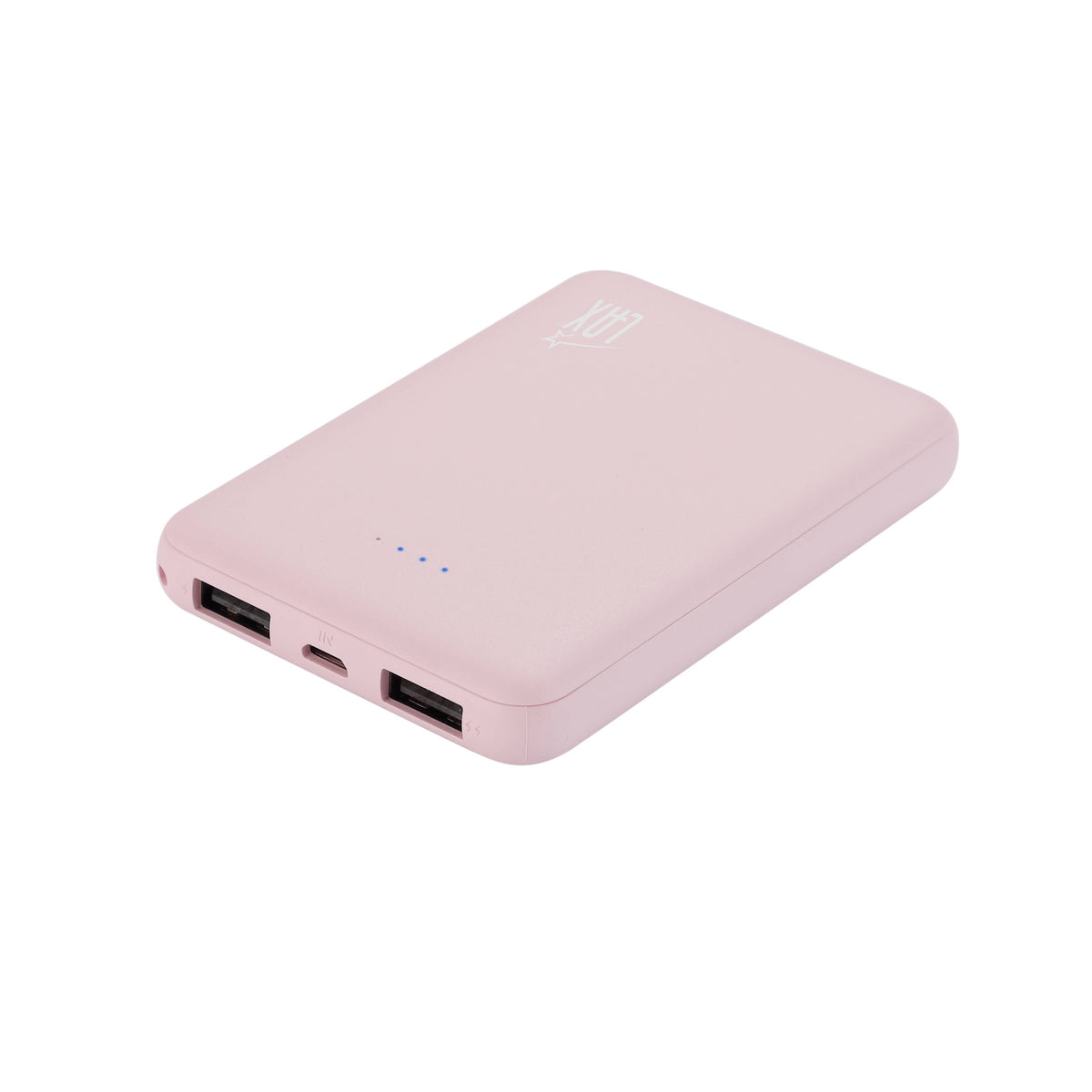 Ultra-Slim & Portable 6600 mAh Power Bank—Retail Packaging: Lilac