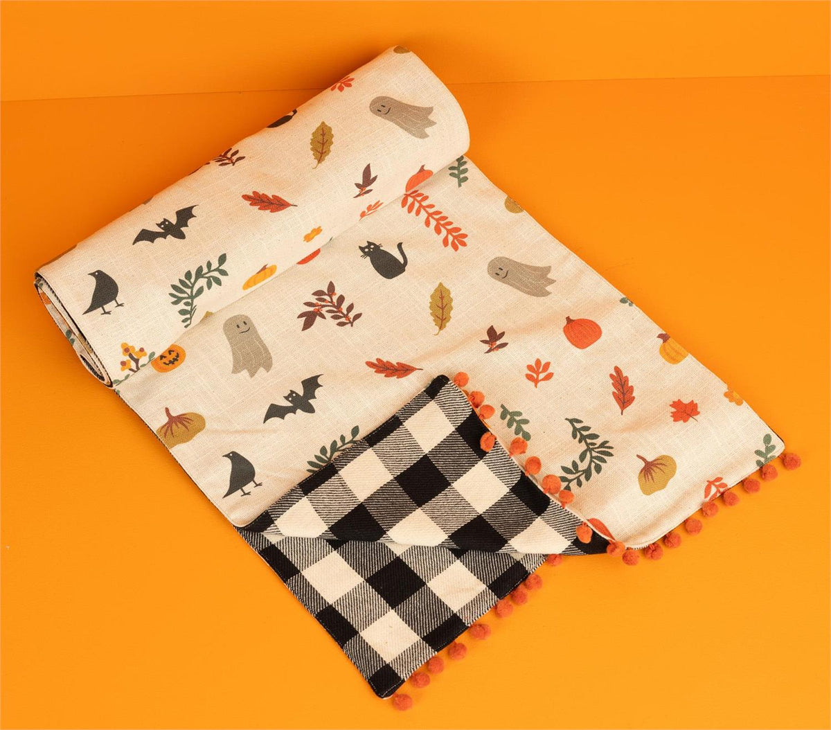 Reversible Spooktacular Table Runner
