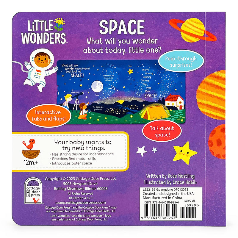 Little Wonders: Space  Interactive Board Book