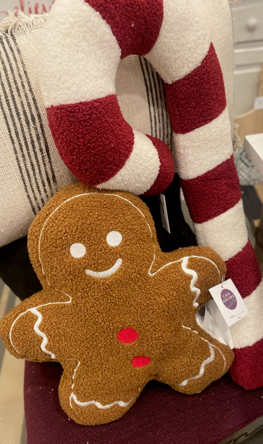 Holiday Pillow-Gingerbread Man