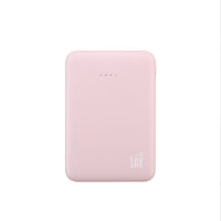 Ultra-Slim & Portable 6600 mAh Power Bank—Retail Packaging: Lilac