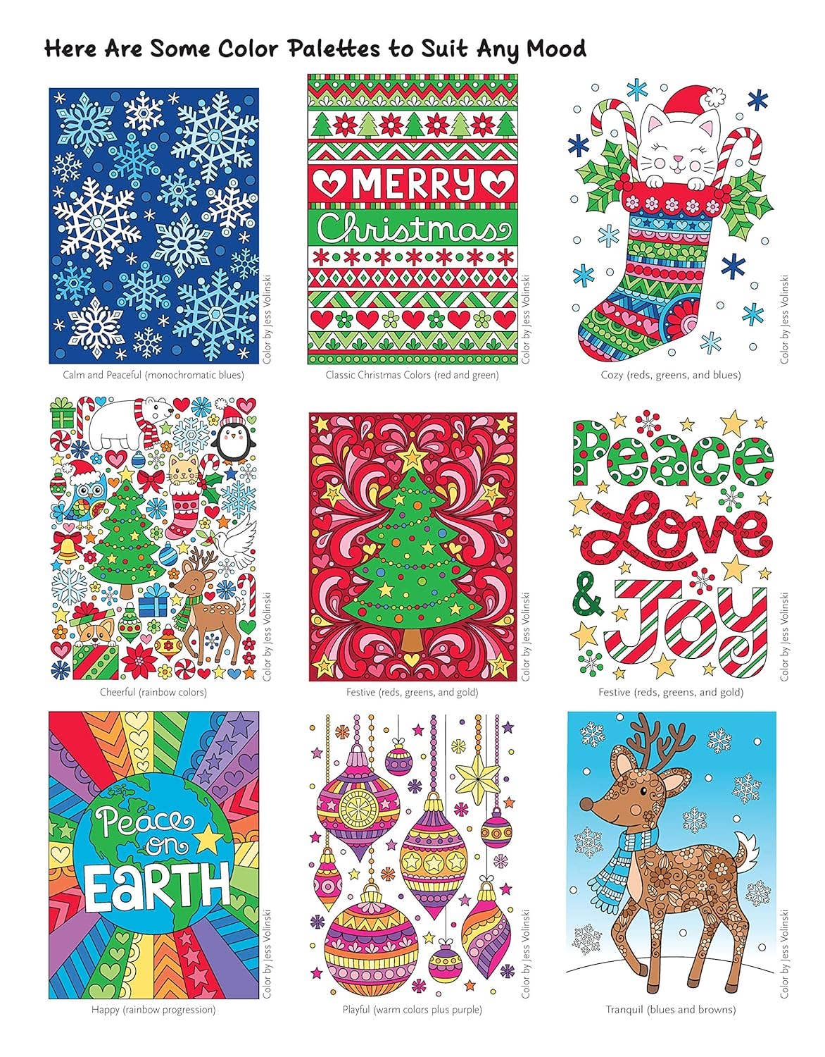 Notebook Doodles Christmas - Holiday Coloring Book
