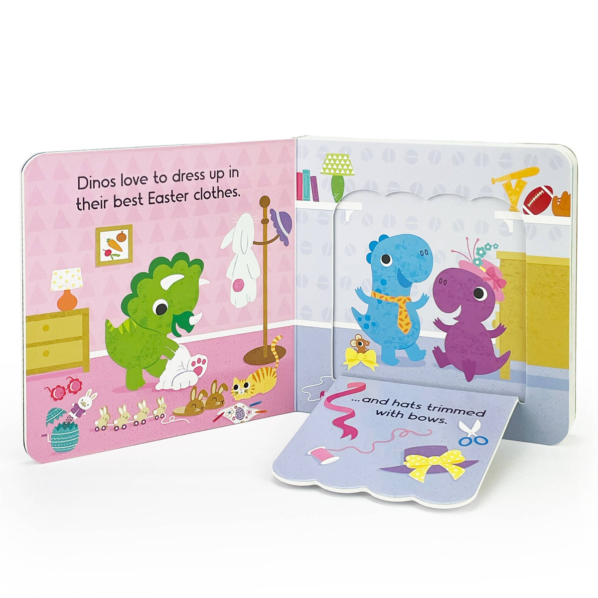 Dinos Love Jelly Beans Easter Lift a Flap Board Book