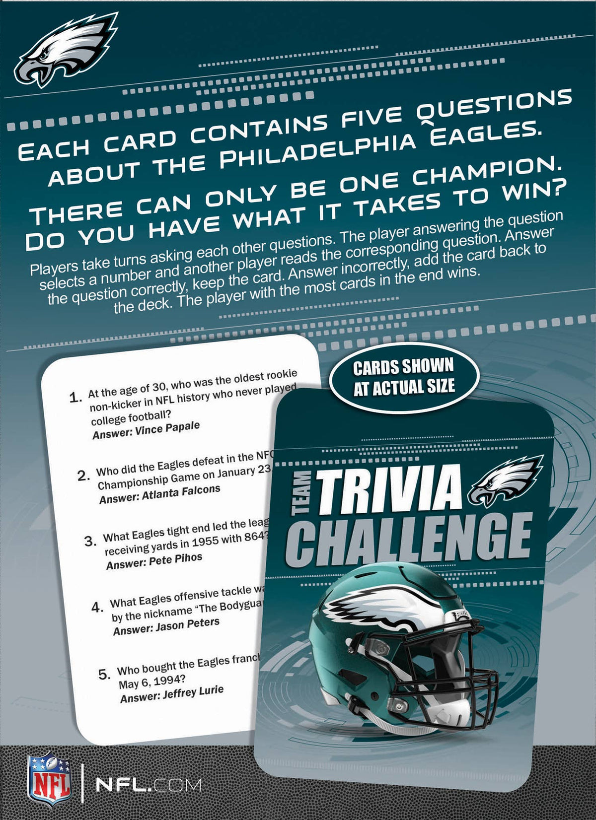Philadelphia Eagles Trivia Challenge
