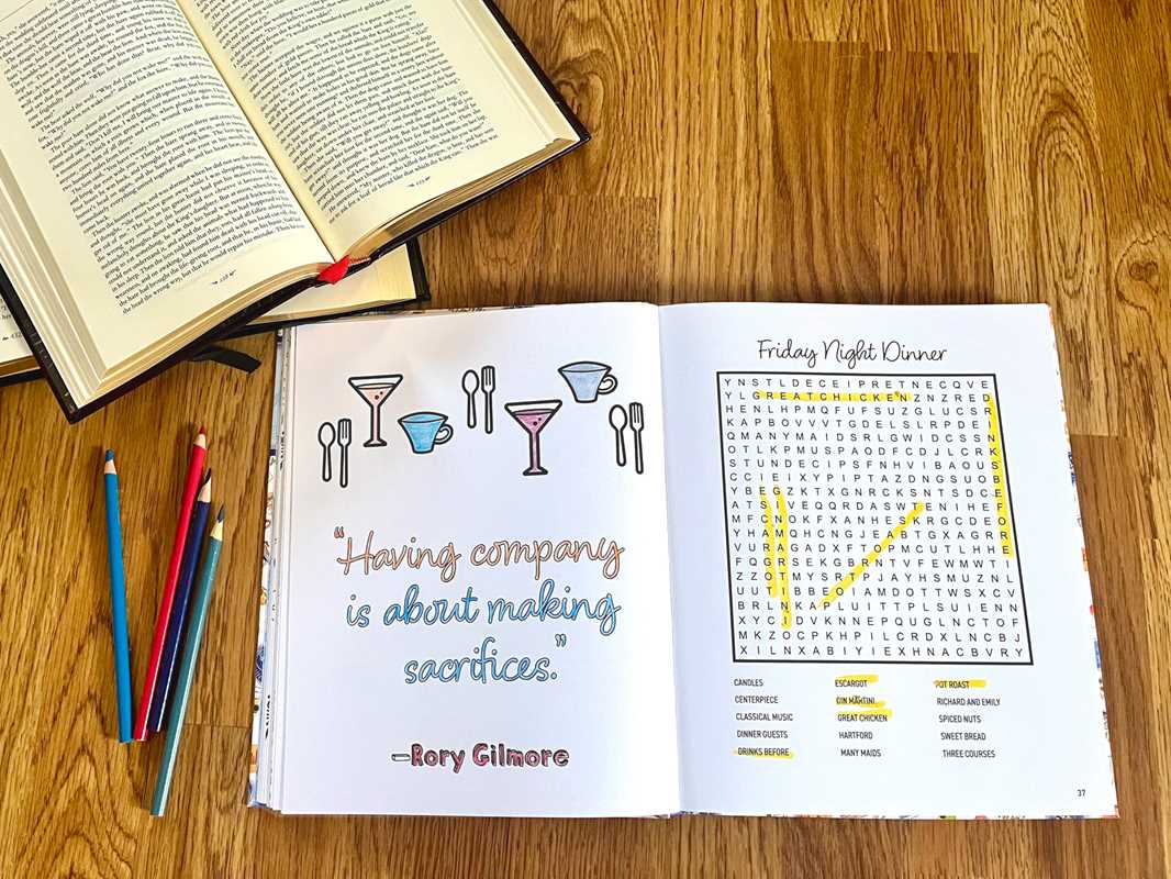 Gilmore Girls Word Search
