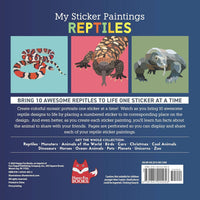 My Sticker Paintings: Reptiles - 10 Awesome Animals