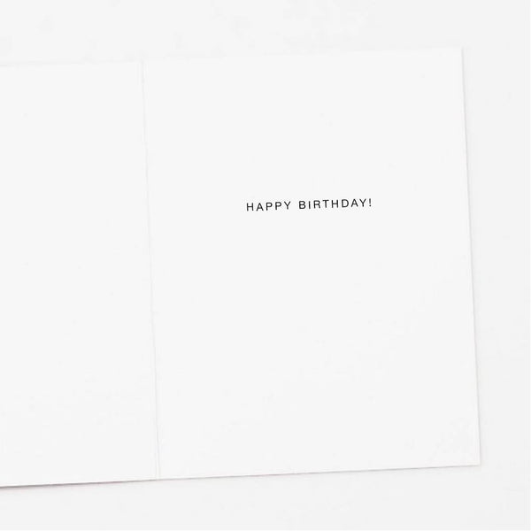 Bookshelf Birthday Card