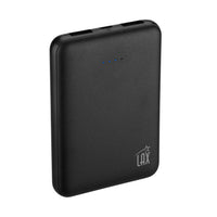 Ultra-Slim & Portable 6600 mAh Power Bank—Retail Packaging: Black