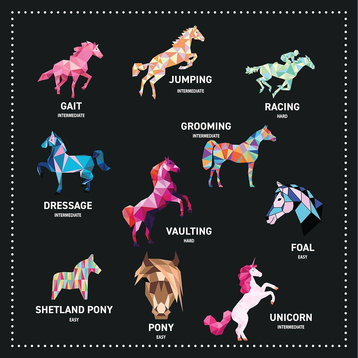 My Sticker Paintings: Horses - Children's Activity Book