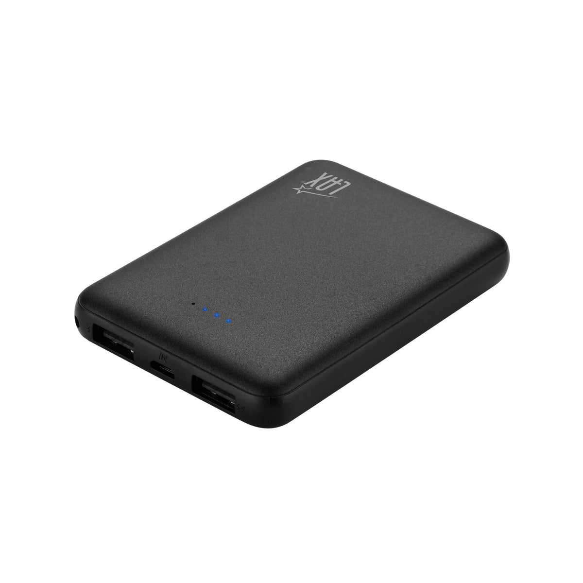 Ultra-Slim & Portable 6600 mAh Power Bank—Retail Packaging: Black