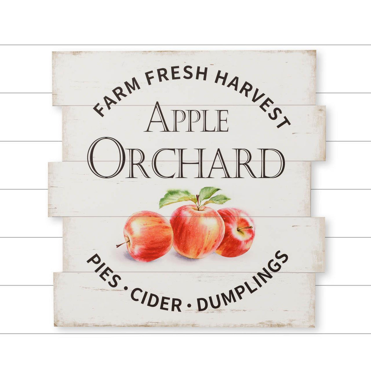 Apple Orchard Plank Sign