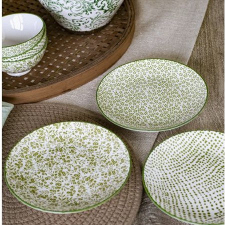 Green Asst. Plate- 6.75"