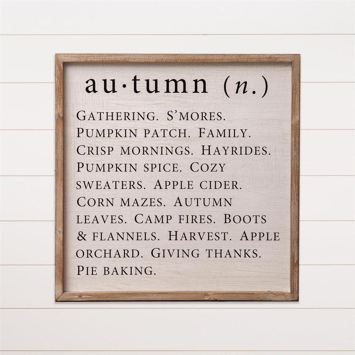 Autumn Definition Wall Art
