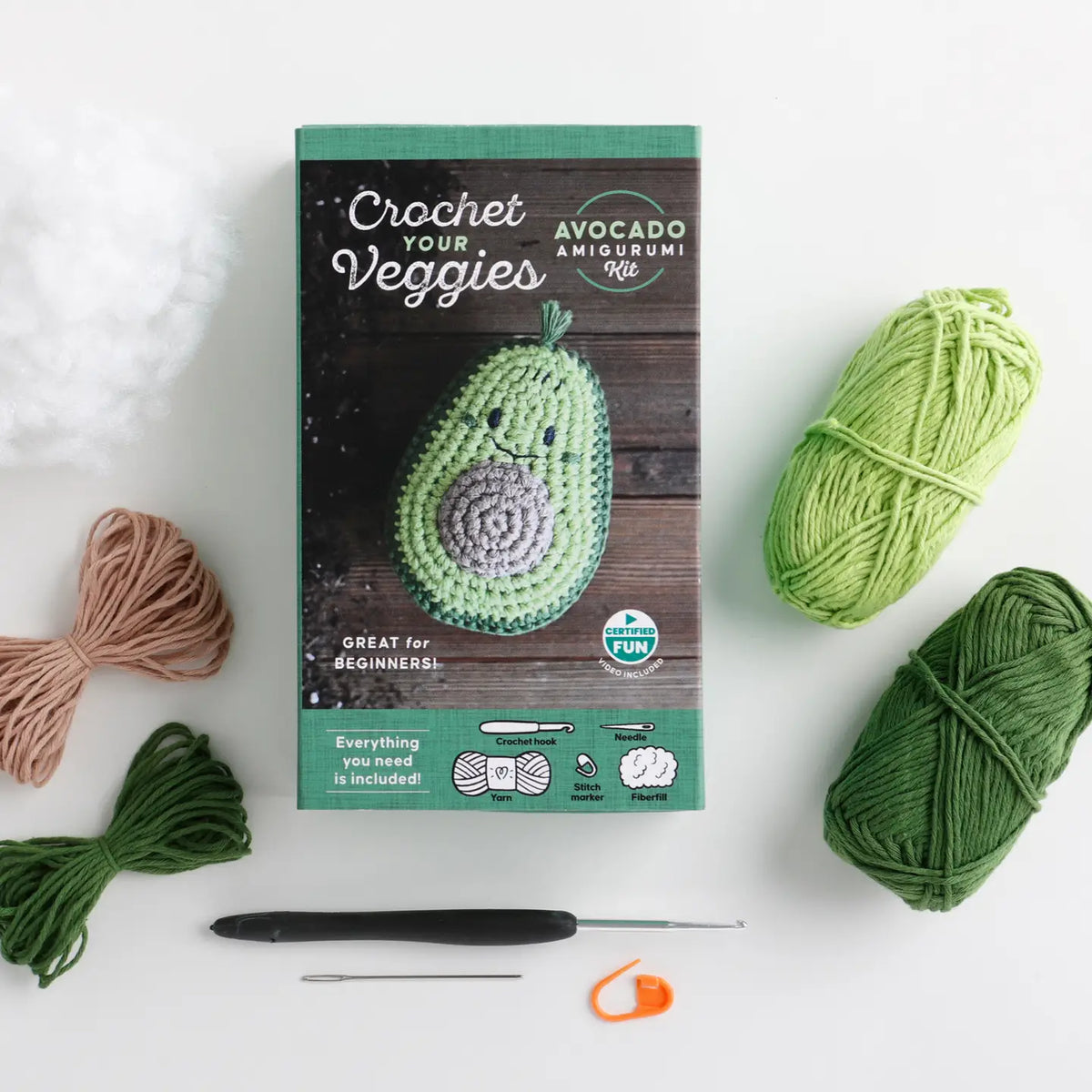 Crochet Veggie Amigurumi Kit