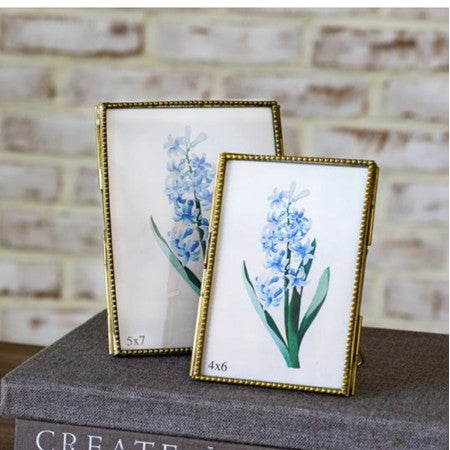 Antique-look Brass Photo Frame