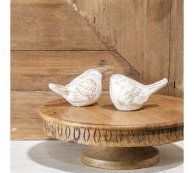 Cement  Birds-set of 2