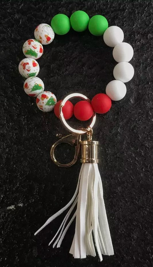 Bead Wristlet w/tassel