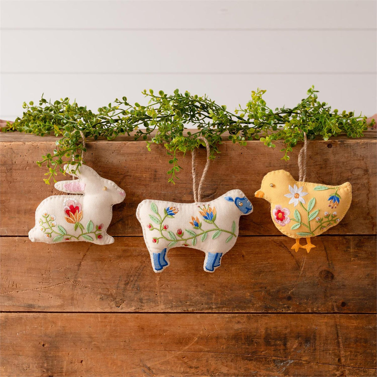 Embroidered Animal Ornament